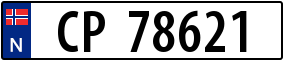 Truck License Plate